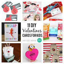 4.4 out of 5 stars 63. 11 Diy Valentine S Day Cards For Kids East Coast Creative