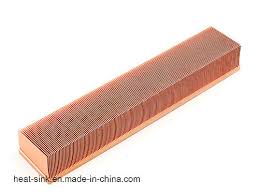 china copper skive fin heatsink for
