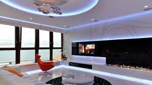 Here's how to light a room with no overhead lighting. Magical Led Lighting Effects In A Modern Apartment In Poland Interior Design Ideas Ofdesign