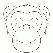 De schattige cartoon kleurplaten zijn het meest geschikt voor jongere kinderen om in te kleuren. Dierenmasker Kleurplaat Printen Leuk Voor Kids