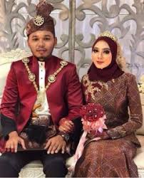 Bridesmaid dress baju pesta pengapit pengantin pendek warna abu. Baju Pengantin Lelaki Songket