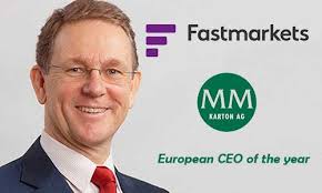 Peter Oswald of Mayr-Melnhof Karton AG has been named our European CEO of  the year