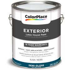 10,328 results for exterior gloss paint. Colorplace Exterior Paint Black 1 Gallon Semi Gloss Walmart Com Walmart Com