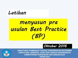 Contoh presentasi best practice guru tk. Contoh Judul Best Practice Guru Tk Barisan Contoh