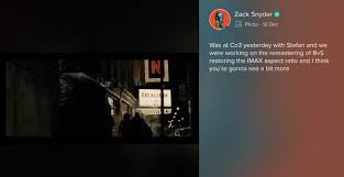 Wait Is Zack Snyder Remastering Batman V Superman Before The Snyder Cut Cinemablend