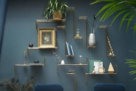 Pin By Naomi Bimbergen On Frames In 2021 Ikea Wall Shelves Blue Walls Living Room Ikea Wall