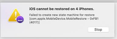 Failed To Create New State Machine For Re Apple Community