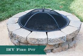 This can be as simple as digging a hole in the ground, or as complex as hollowing out a brick or rock pillar. How To Build A Diy A Backyard Fire Pit 11 Magnolia Lane