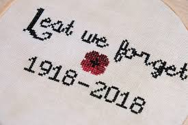 It is designed for beginners and includes only whole stitches, moderate back stitch and 8 french knots. Lest We Forget Poppy Cross Stitch Pattern