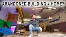 I Bought an ABANDONED BUILDING...my DREAM LIVE/WORK space?? - YouTube