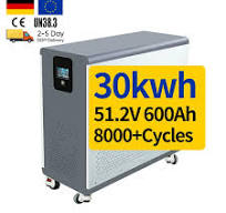 Floor Home Lifepo4 Battery 51.2v 30kWh Mobile Lithium Ion Battery Solar  Energy Storage System 48v 600ah Energy LFP