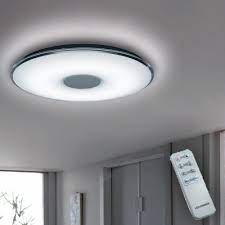 Led bulb foldable garage work shop light fan blade ceiling lamp with remote. Led Ceiling Lamp With Remote Control D 60 Cm Tokyo