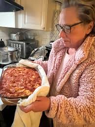 Homemade sauce made today for the Christmas ziti!