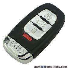 For Audi A4l Q5 Smart Key Case 8t0959754j 3 Button With Panic Smart Key Audi Key