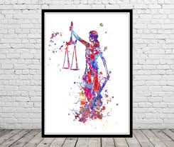 Lady Justice Watercolor Lady Justice Lady Justice Print Etsy In 2021 Lady Justice Watercolor Art Watercolor Print