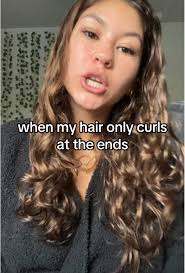 Why Dose My Hair Curl Up at The End