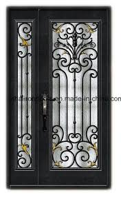 Hand Crafted Metal Double Door Iron Door China Door Steel Door Made In China Com Doubledoor Doubledoordesi Steel Door Design Iron Front Door Iron Doors
