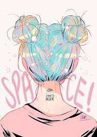 1920x1200 art, scary halloween, horror, original, evil, dark, tumblr wallpaper, cute, wallpaper download, artwork, creepy, artistic, spooky, amazing, fantasy Space Buns Art Print By Uxia15 Drawings Cute Art Anime Art Girl