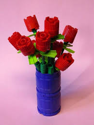 Just Love From Me To You Lego Design Lego Flower Lego Sculptures