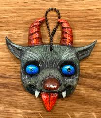 Krampus Junior Ornament — Tim Lee - Rabbit Run Studios Prints and original  art