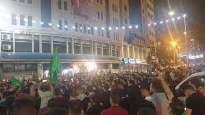 .hamas palestina merayakan kemenangan genjatan senjata. Jinein0gbmqism