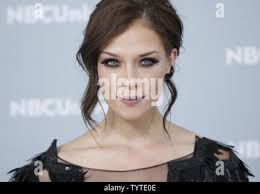 Carolina Miranda arrive sur le tapis rouge à l'avance 2018 NBCUniversal au  Radio City Music Hall le 14 mai 2018 dans la ville de New York. Photo de  John Angelillo/UPI Photo Stock