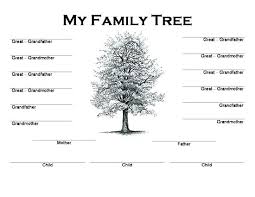 Family Tree Templates 4 Generations Jasonkellyphoto Co