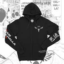 Anime tokyo revengers 東京リベンジャーズ аниме токийские мстители 場地 圭介 кейсуке баджи. Valhalla Tokyo Revengers Jacket Tokyo Revengers Clothes 2020 New Anime 3d Baseball Jackets Women Men Long Sleeve Coat Harajuku Unisex Sweatshirt Oversized Jackets Aliexpress Anime Tokyo Revengers Kimono Ryuguji Ken