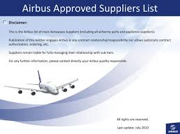 +6089 779 525 f : Airbus Approved Suppliers List