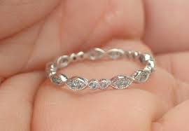 Aquamarine Wedding Band Full Eternity Vintage Inspired Art Deco Aquamarine Gemstone Ring Marquise Double Dot Ring March Birthstone Ring In 2021 Aquamarine Wedding Band Wedding Rings Vintage White Gold Engagement Rings