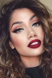 Makeup Ideas With Red Lipstick My Makeup Ideas Hair Makeup Warm Makeup Dress Makeup