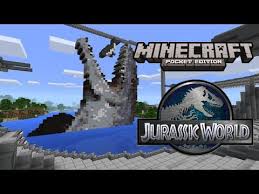 Jurassic World In Minecraft Pocket Edition Minecraft Pocket Edition Minecraft Jurassic World