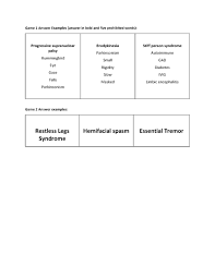 In this case, we created a scattergories lists for one of each season. The Adaptation Of Card Games For Education In Movement Disorders Mds Abstracts