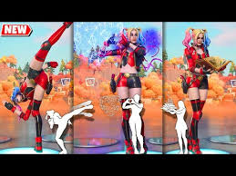 Apr 15, 2021 · the first of the bunch to be offered up is the rebirth skin for one harley quinn! Rebirth Harley Quinn Skin Fortnite Doing All Built In Emotes