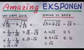Fungsi eksponen grafik contoh dan persamaanya. Contoh Soal Eksponen Kumpulan Soal Pelajaran 3