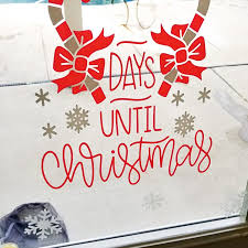 You learned to use designs available on cartridges to create some amazing scrapbook pages, cards. Window Clings Cricut Easy Christmas Countdown Window Decor Leap Of Faith Crafting