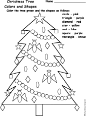 Kindergarten christmas color by number worksheet. Christmas Crafts For Kids Enchantedlearning Com