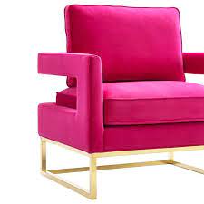 Aloisio Armchair Reviews Allmodern Pink Velvet Chair Furniture Upholstered Arm Chair