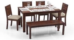 Dining sets, lounge furniture, bar furniture, tables, chairs Arabia Oribi 6 Seater Dining Table Set With Bench Urban Ladder