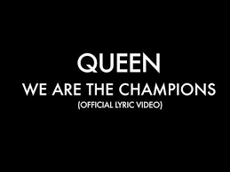 Queen We Are The Champions Official Lyric Video Youtube In 2020 We Are The Champions Queen Lyrics Lyrics