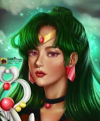 Sailor Moon fan art drawing of Sailor Pluto