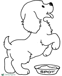 dog coloring pages