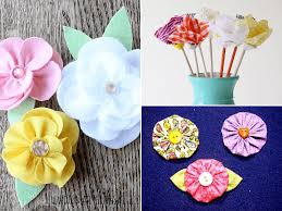 Como Hacer Flores De Tela Manualidades Es