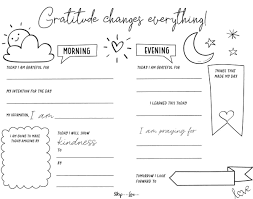 Gratitude Journal Template | Skip To My Lou