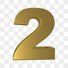 Gold Number 2 Two Png Image Text Effect Psd For Free Download Pngtree Gold Number Gold Balloons Gold