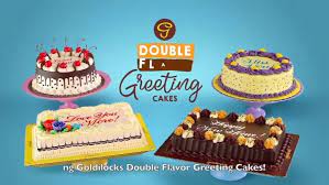 For availble products visit your nearest branch or goldilocksdelivery.com. Goldilocks Mindanao Services Goldilocks Double Flavor Greeting Cakes Facebook