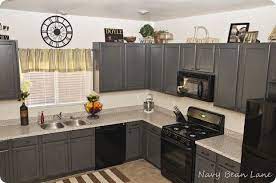 Countertops, faucets, sinks, toilets, cabinets, saunas, hot tubs Kitchen And Bathroom Makeovers Using Paint Kitchen Cabinets With Black Appliances Grey Kitchen Cabinets Black Appliances Kitchen