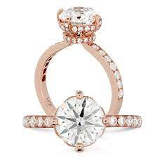 2 Carat Hearts On Fire Desire Engagement Ring In Rose Gold Holy Dream Ring Trending Engagement Rings Heart Shaped Diamond Ring Ring Trends