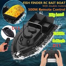 2020 Newest 500m D11 D13 Smart Rc Bait Boat Dual Motor Fish Finder Ship Fishing Boats Speedboat Fishing Tool Wish