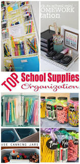 School Supply Organization Organize Your School Supplies With These Amazing Organization Id School Supplies Organization School Supplies Supplies Organization